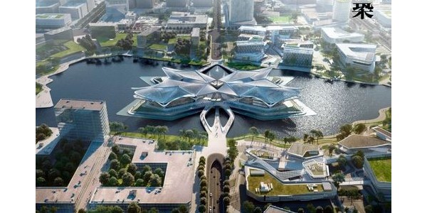 扎哈事務(wù)所打造珠海新地標(biāo)——金灣市民藝術(shù)中心，一睹實景圖