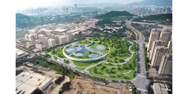 “飛碟”成型！青島虛擬現(xiàn)實(shí)創(chuàng)享中心封頂