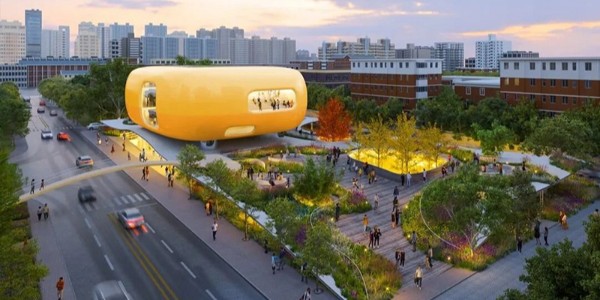 新地標(biāo)！北京“黃氣球”：西城區(qū)城市展覽館