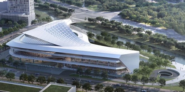 蓄勢(shì)欲飛！廊坊臨空體育館新進(jìn)展，形似“轟炸機(jī)”