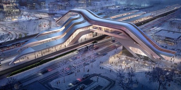 愛沙尼亞鐵路客運(yùn)站開建，由扎哈事務(wù)所+Esplan合作設(shè)計(jì)