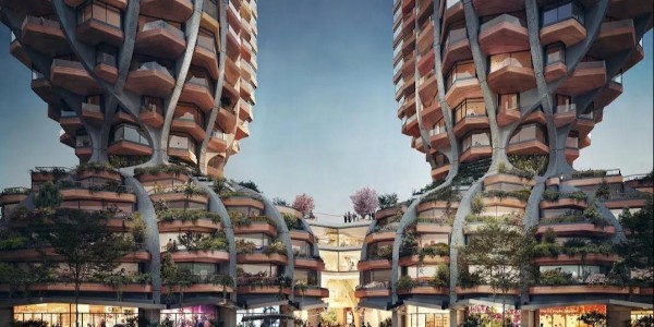 溫哥華未來(lái)新地標(biāo)！鬼才建筑師Thomas Heatherwick設(shè)計(jì)中心區(qū)雙子塔樓